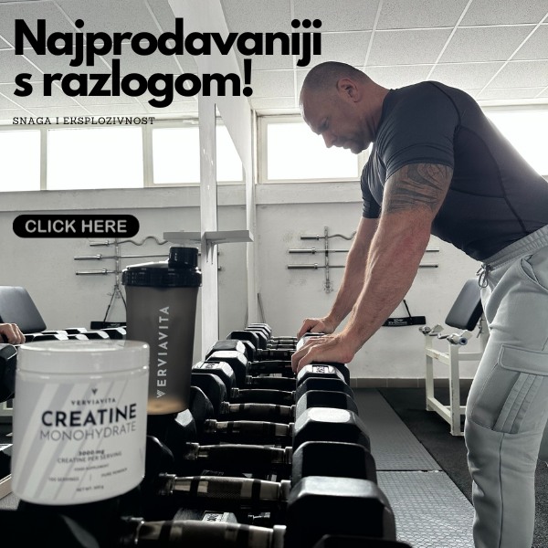 Verviavita kreatin najbolji je monohidrat na trži&scaron;tu